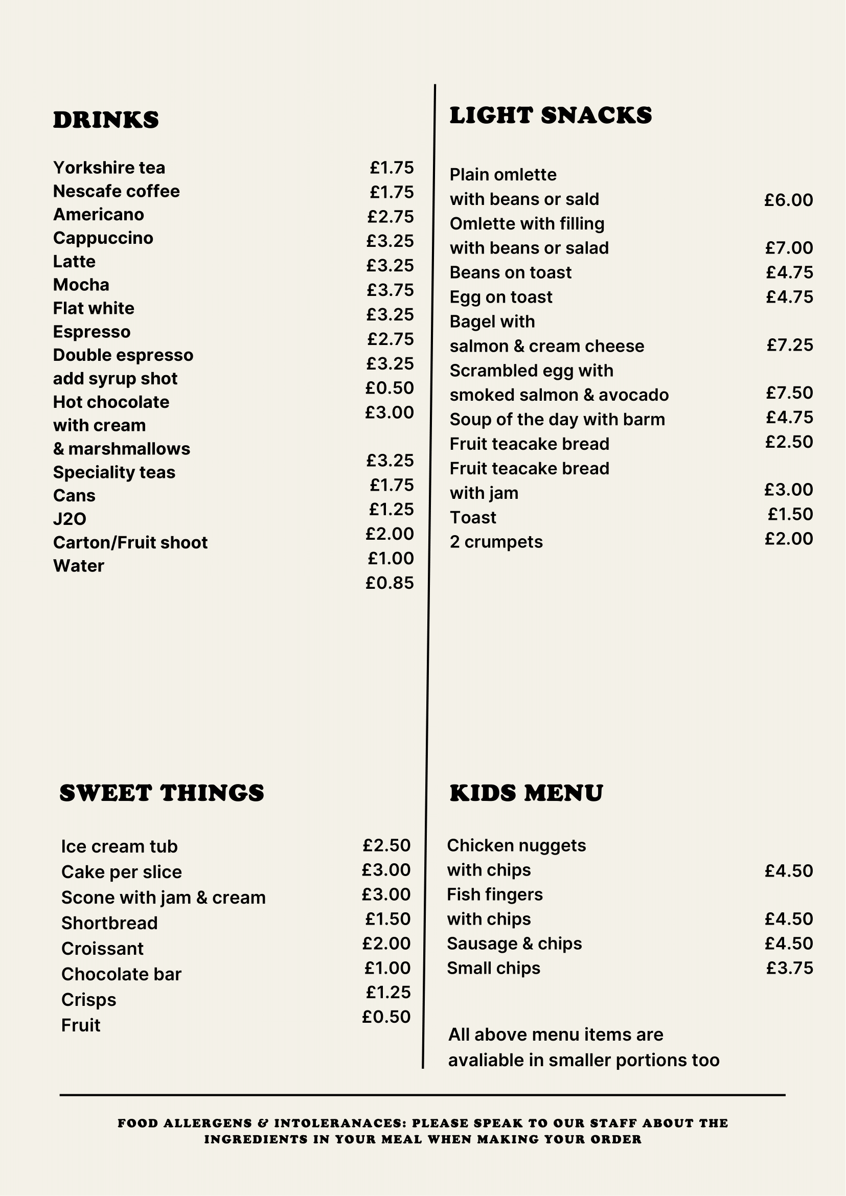 Delph cafe menu page 2 1